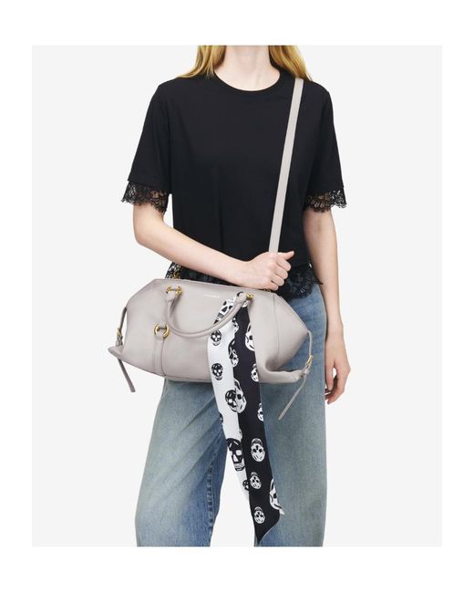 McQueen Metallic Farringdon Medium Tote Bag