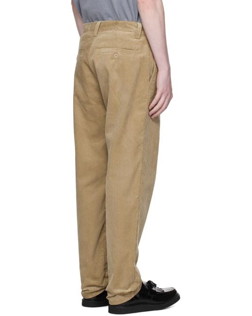 A.P.C. Natural Belt Loops Slacks for men