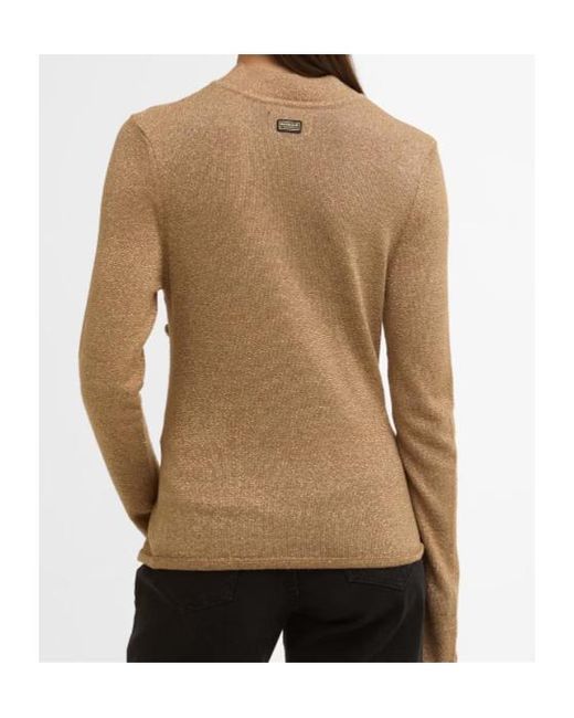 Barbour Brown Monique Knitted Jumper