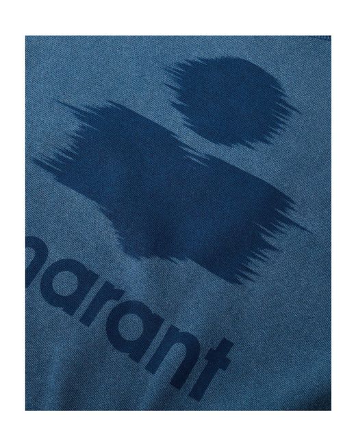 Isabel Marant Blue Sweat Crew Sweatshirt