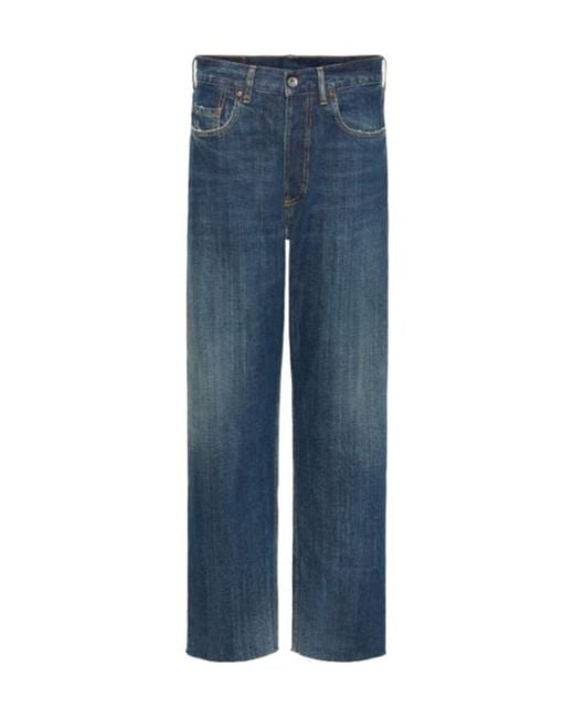 Maison Margiela Blue Straight-Leg Denim Jeans
