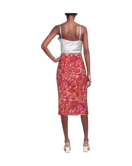 Dolce & Gabbana Red Midi Skirts