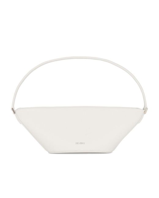 The Attico White The Piccola Shoulder Bag