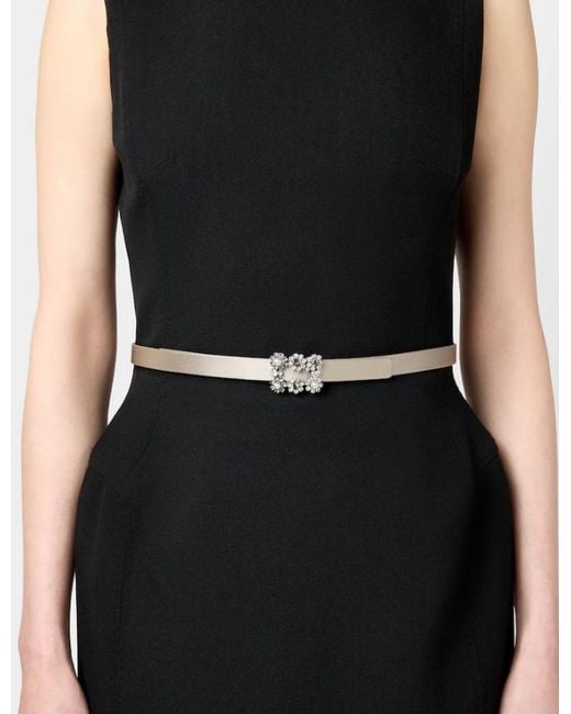 Roger Vivier White Efflorescence Belt