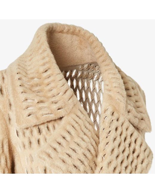 Fendi Natural Belted Coat