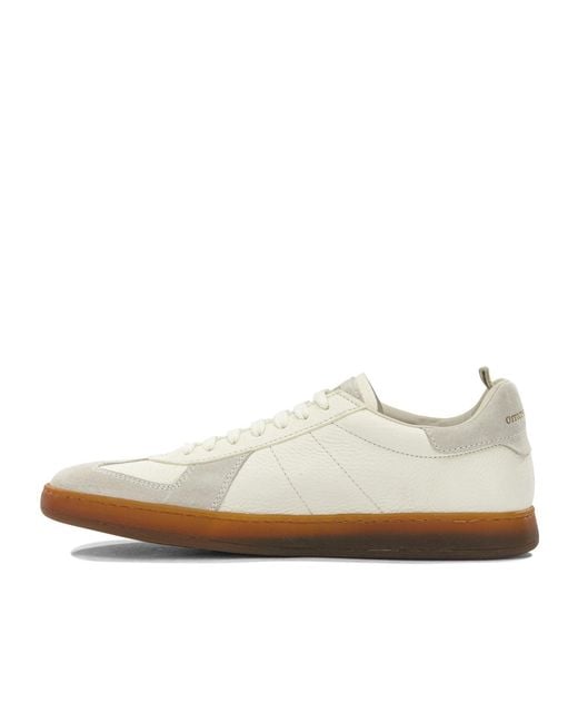 Officine Creative White 'Militia' Low-Top Sneakers for men