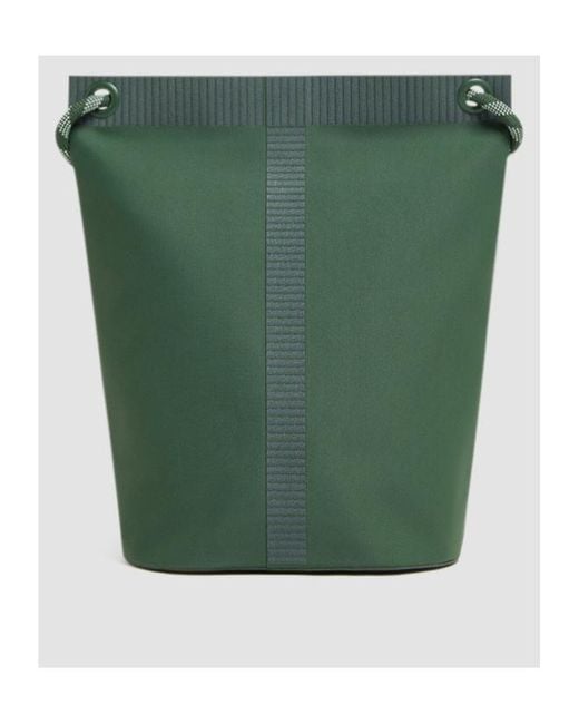 Moncler Green Amoeba Logo Patch Messenger Bag for men