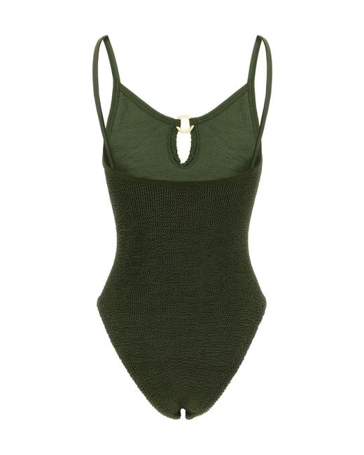 Hunza G Green 'Toni' One-Piece Swimsuit