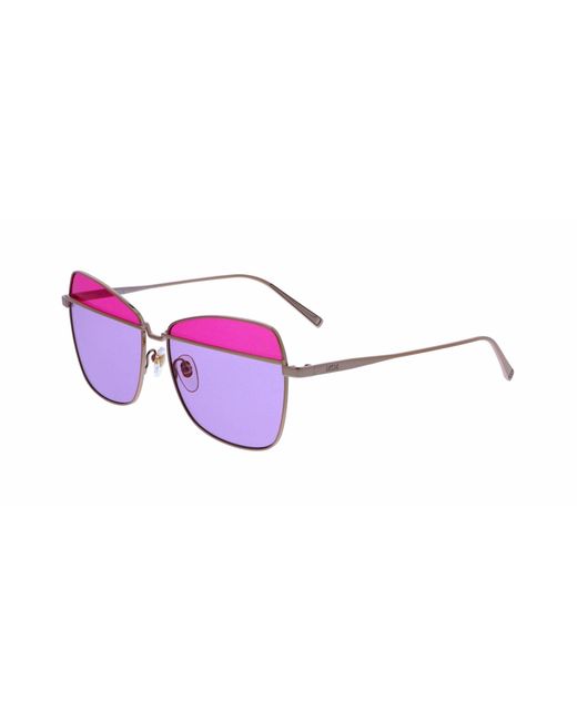 MCM Purple Square Sunglasses