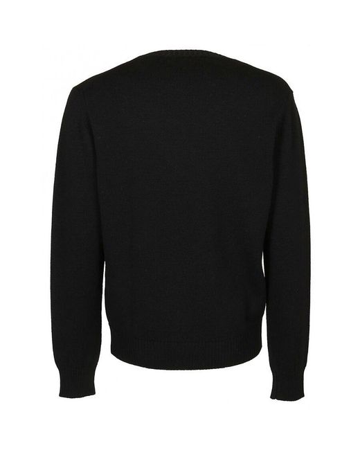 Jeordie's Black Sweater/Knitwear for men