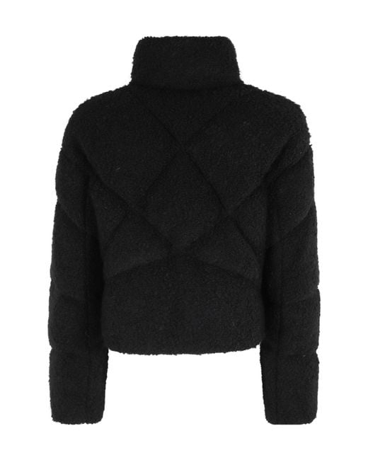 Khrisjoy Black Daisy Teddy Down Jacket