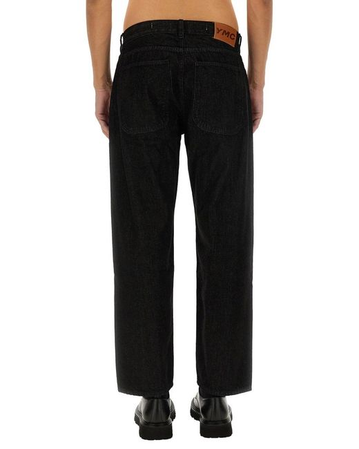 YMC Black Jeans Bez Relaxed Fit for men