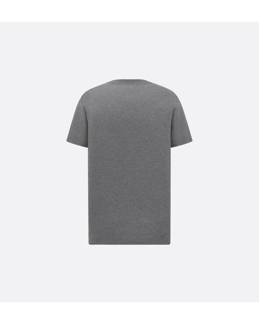 Dior Gray Homme Icons Regular Fit T-Shirt for men