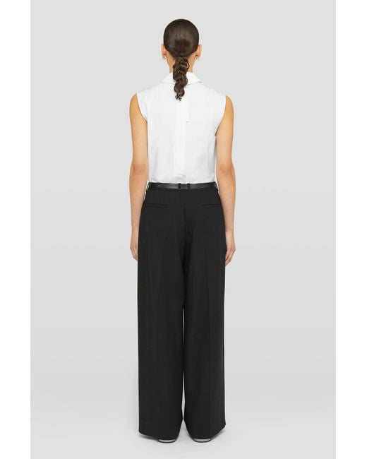 Jil Sander Black Belted Trousers