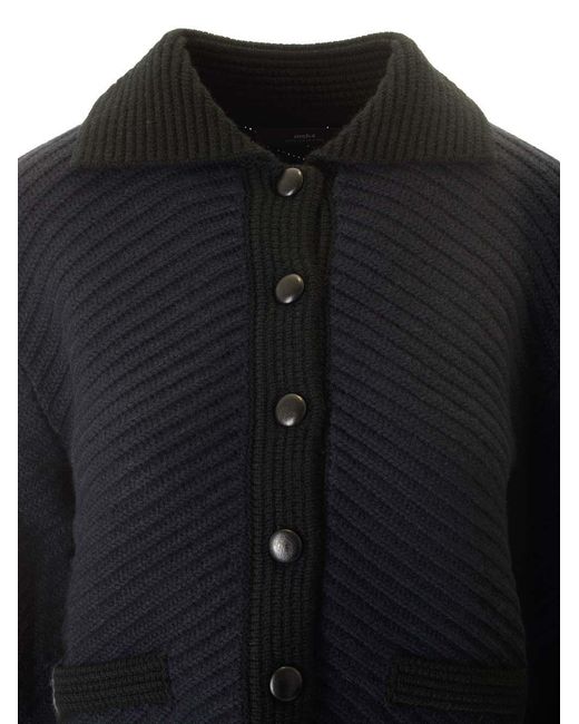 arch4 Blue Cashmere Cardigan
