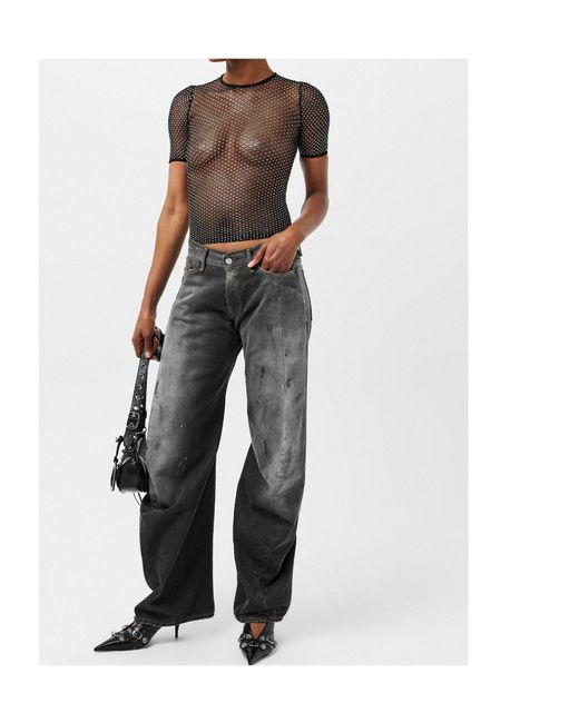 Balenciaga Gray Long-Sleeve Shirt