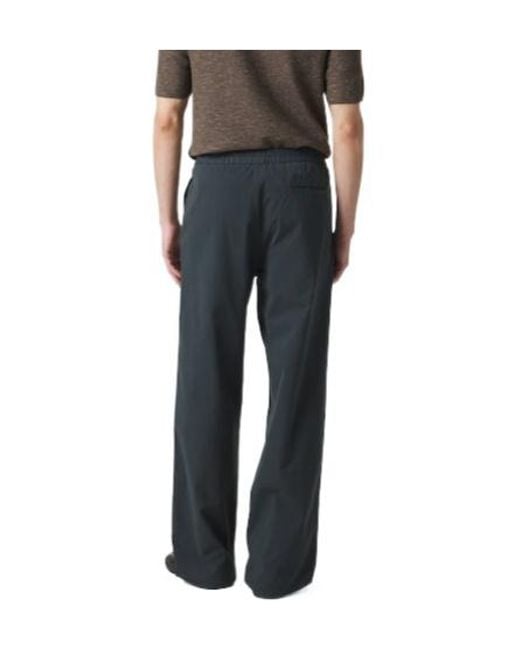 The Row Gray Cotton Straight Pants for men