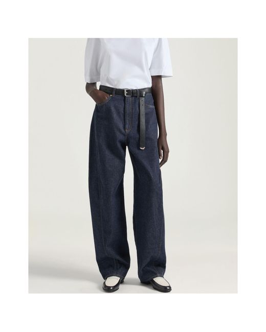 Givenchy Blue Raw Cocoon Jeans
