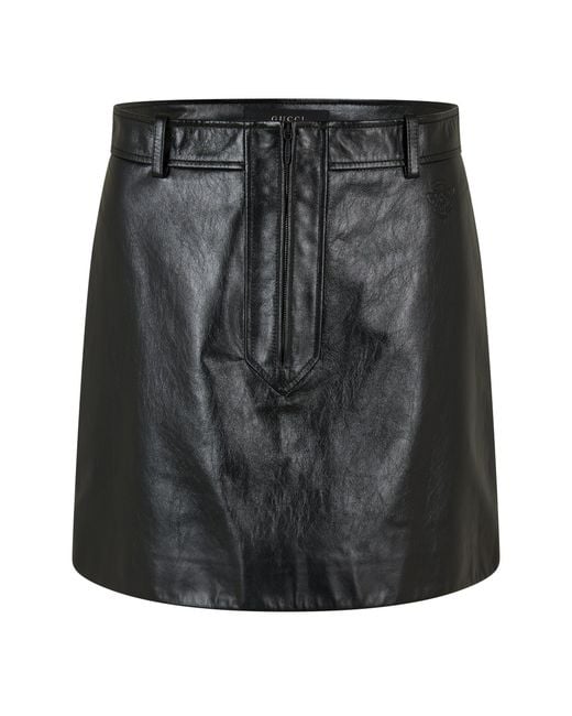 Gucci Black Stylish And Versatile Midi Skirt