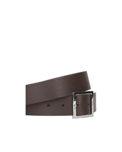 Orciani Brown Adjustable Waist Belt for men