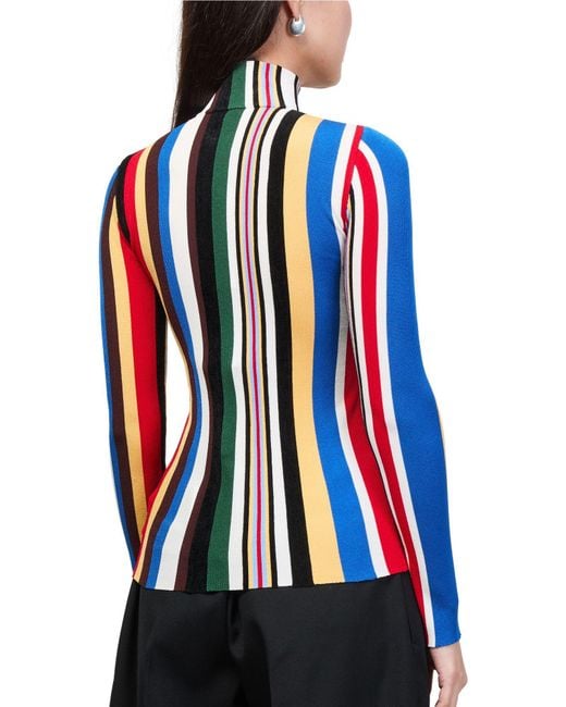 Loewe Red Printed Long-Sleeved Top