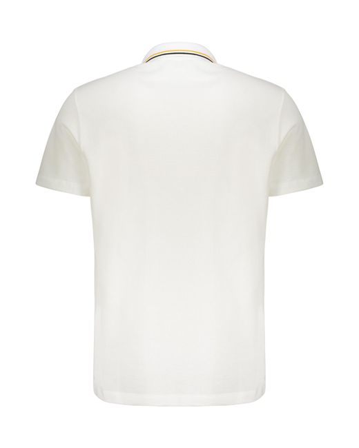 Versace White Short-Sleeved Polo Shirt for men