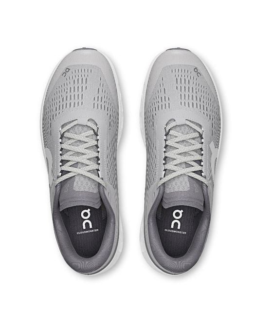On Shoes Gray Cloudmonster 1 Running Shoes for men