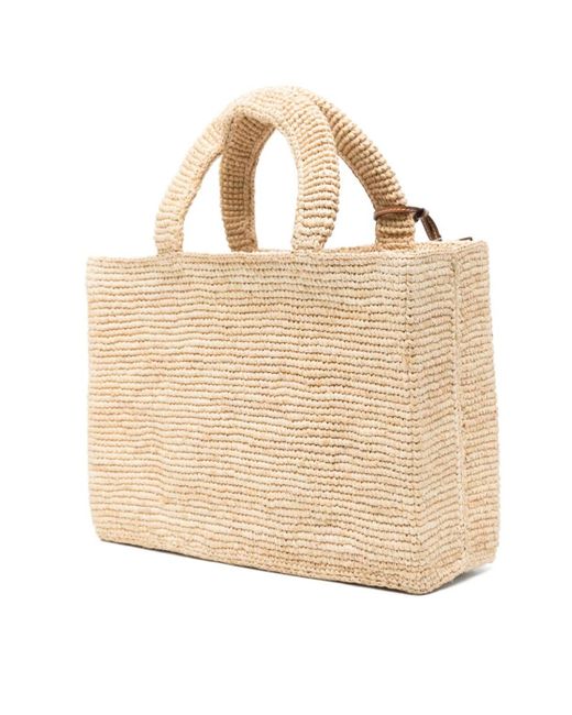 Manebí Natural Double-Handle Handbag