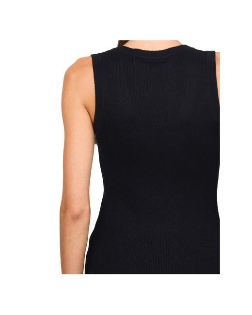 Lisa Yang Black Ina Cashmere Tank Top
