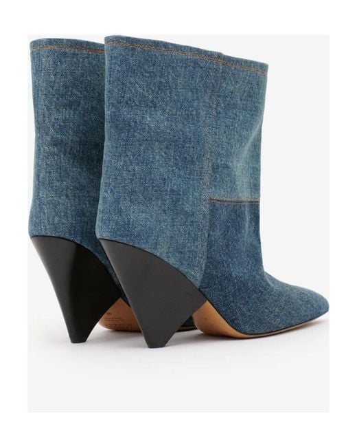 Isabel Marant Blue Miyako Boots