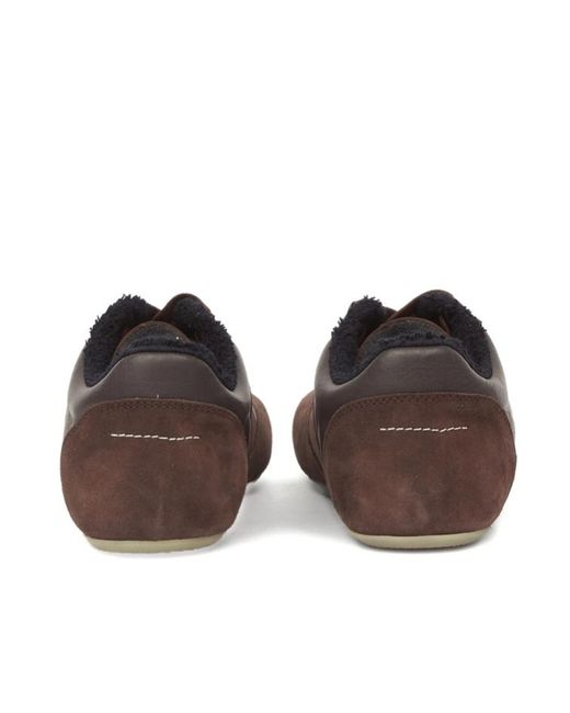 MM6 by Maison Martin Margiela Brown Anatomic Sneakers