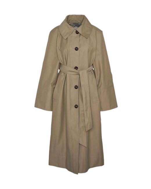 Barbour Natural Beatrix Showerproof Trench Coat