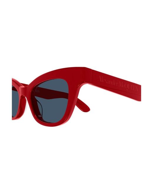 McQueen Red Logo Sunglasses