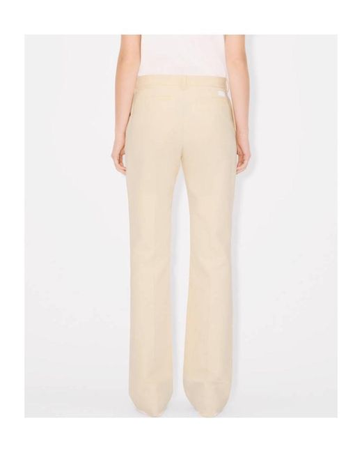 KENZO Natural Flared Pants