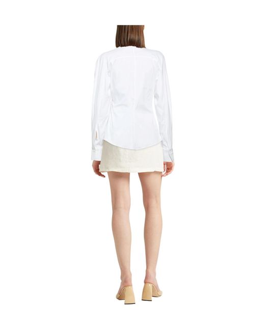 Brunello Cucinelli White Solid Color Shirts