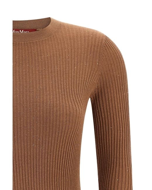 Max Mara Brown 'marabu' Sweater