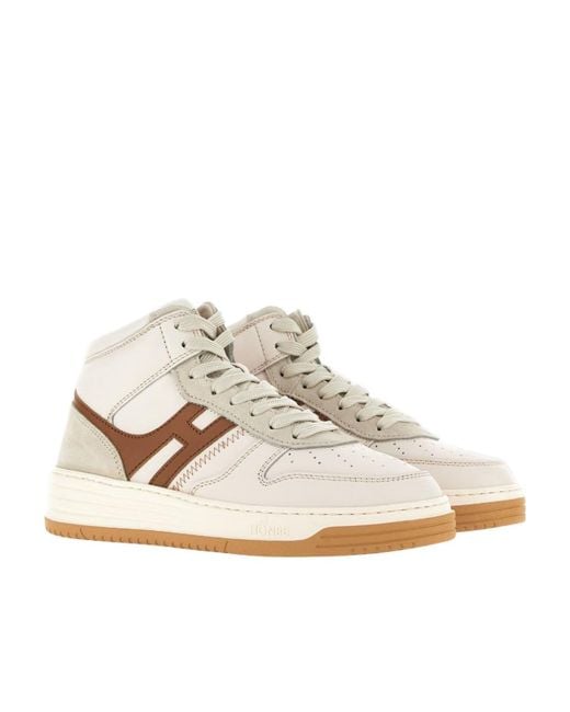 Hogan White H 630 High-Top Sneakers for men