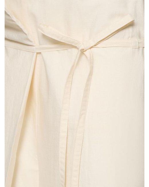 Rohe White Waist Tie Casual Pants
