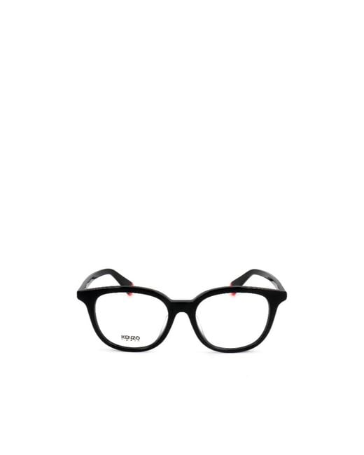 KENZO White Square Frame Glasses