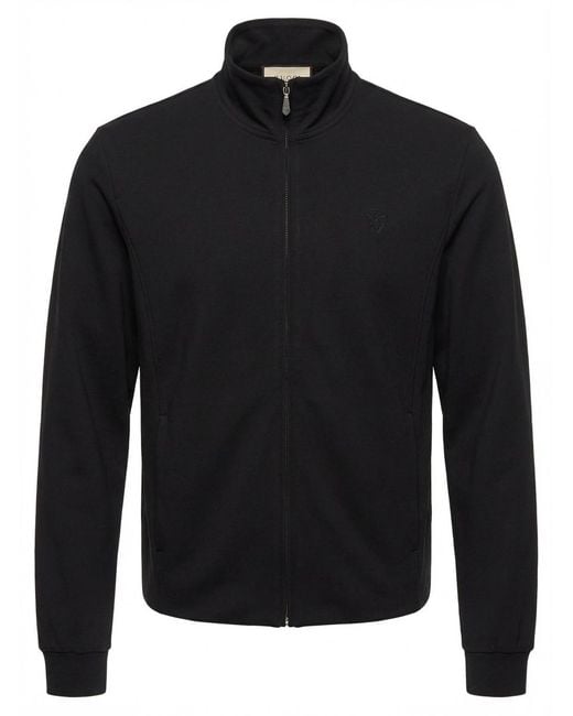 Gucci Black Stretch Nylon Gabardine Zip Jacket for men