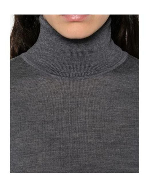 Forte_forte Gray Turtleneck Sweater