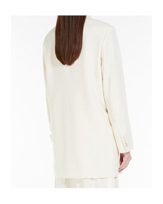Max Mara Natural Monica Button-Up Jacket
