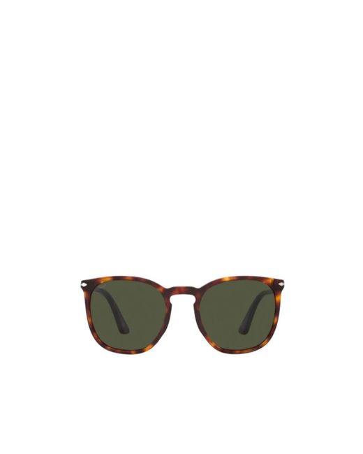 Persol Green Rectangular Frame Sunglasses for men