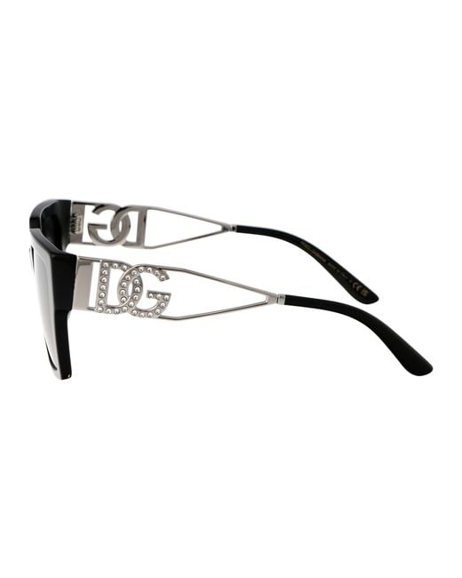 Dolce & Gabbana Black Eyewear Square Frame Sunglasses