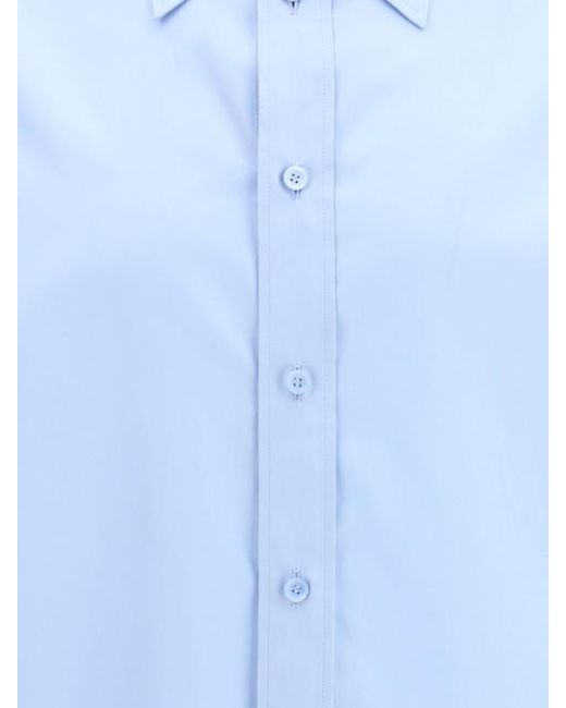 Loewe Blue Long-Sleeved Shirt for men