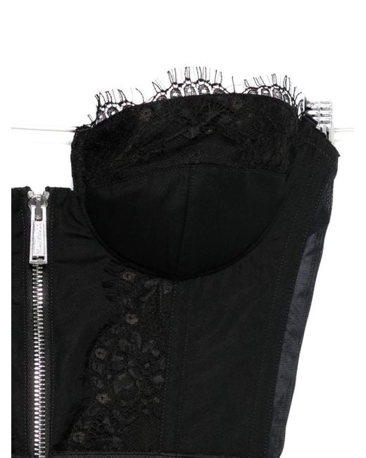 DSquared² Black Lace Corset