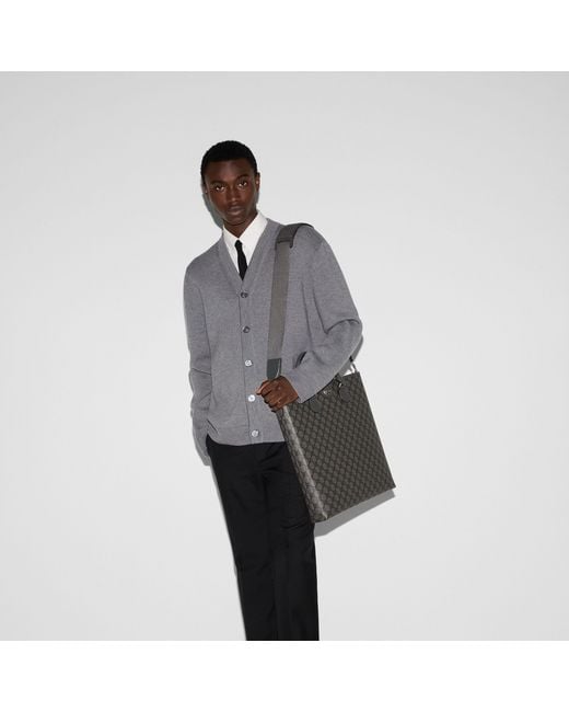 Gucci Black Ophidia Medium Tote Bag for men