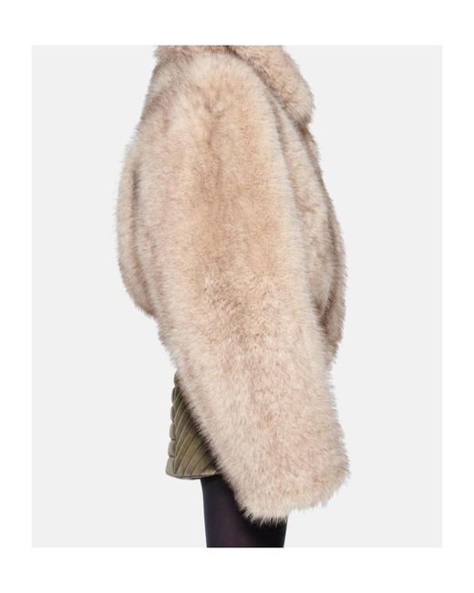 Stand Studio Natural Lena Buttoned Cropped Jacket