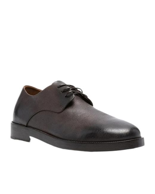 Marsèll Brown Lace-Up Leather Derby Shoes for men