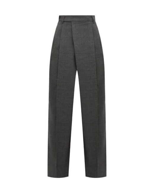 Brunello Cucinelli Gray Waistband Casual Pants